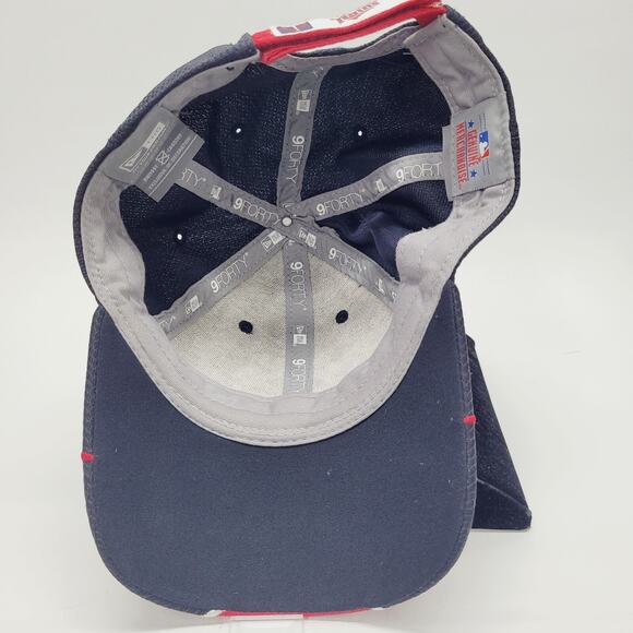 Minnesota Twins MLB Adjustable One Size New Era Official Hat Cap Blue Red 9forty - Picture 6 of 8